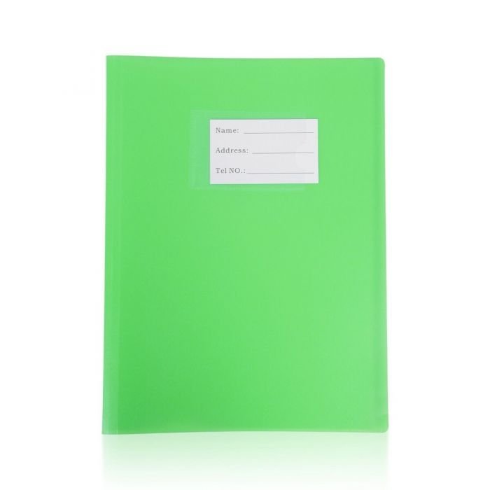 AVARTEK A4 Display Book, 60 Pockets, Green