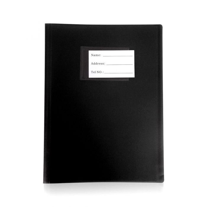 AVARTEK A4 Display Book, 40 Pockets, Black