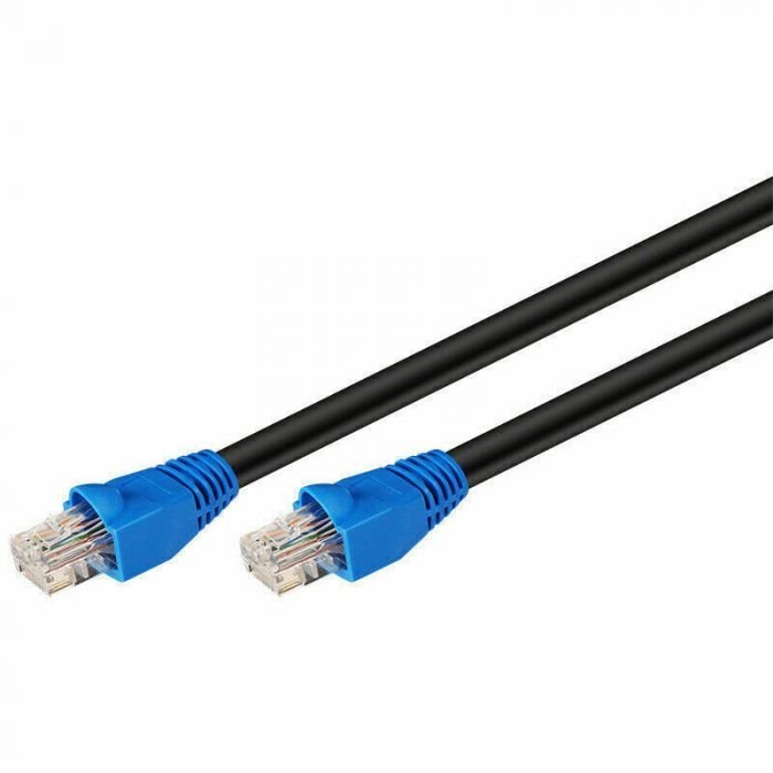 1f_5_1_1_1_1 5m CAT6 High Speed Ethernet Cable - Black - Image 1