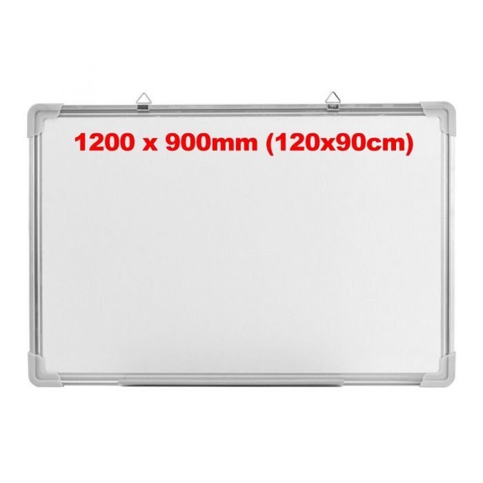 Avartek Magnetic Drywipe Whiteboard Aluminium Frame - 1200 x 900mm (120 x 90cm)