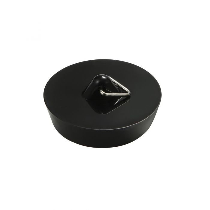 Plastic Sink/Bath Plug Stopper Black - 38mm 1½"