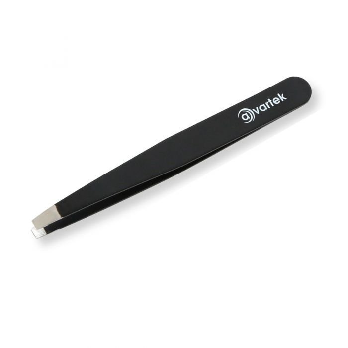AVARTEK - Professional Slant Tweezer, Black